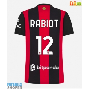Billiga AC Milan Adrien Rabiot #12 Hemmatröja Dam 2026-27 Kortärmad